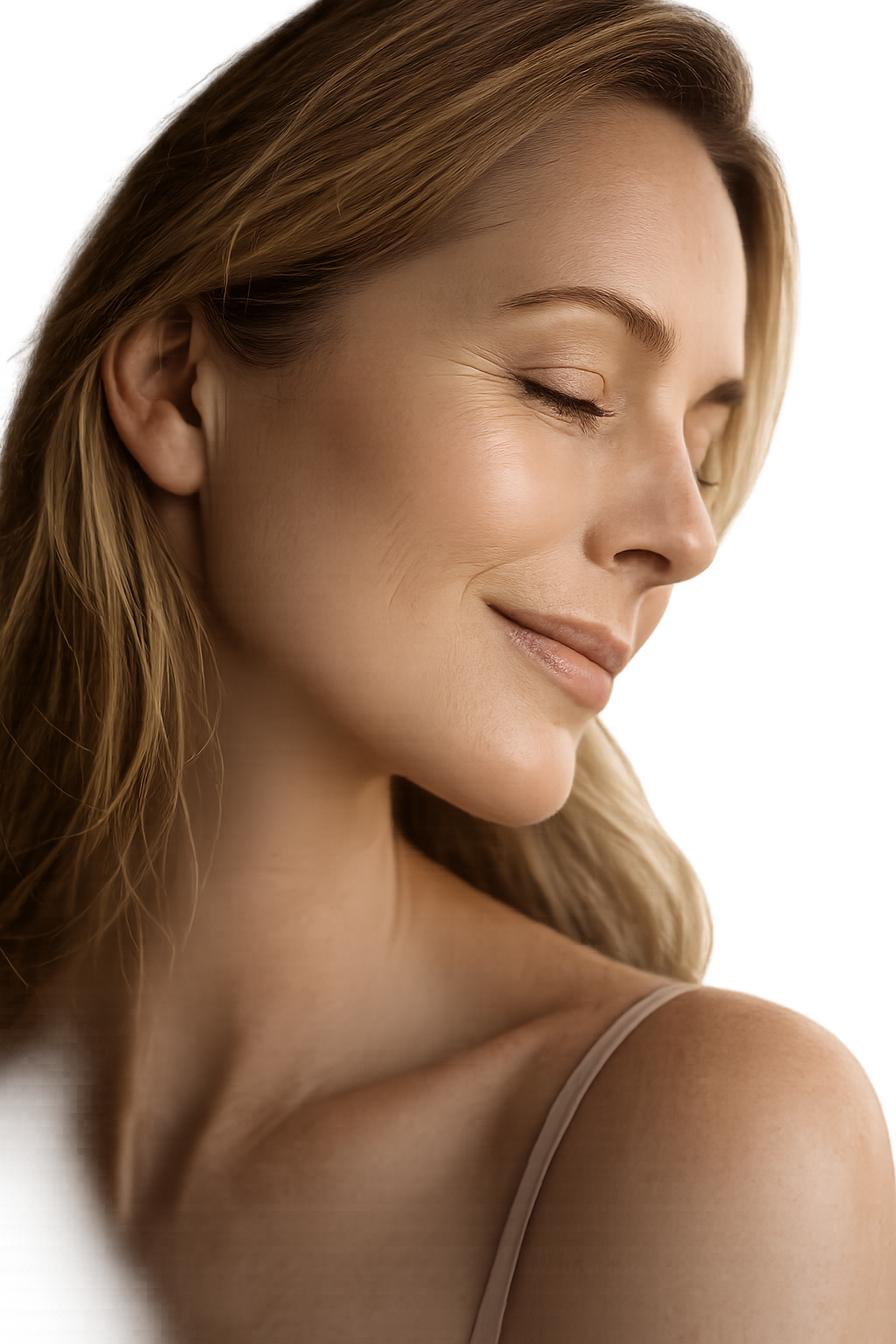 Žena v jemném profilu